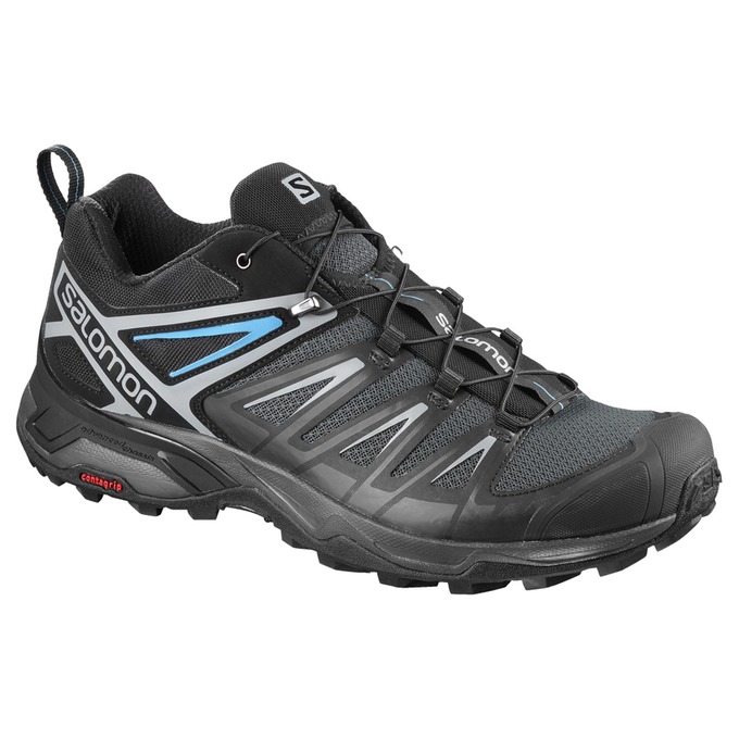 Salomon Israel X ULTRA 3 - Mens Hiking Shoes - Silver/Black (SLEI-29478)